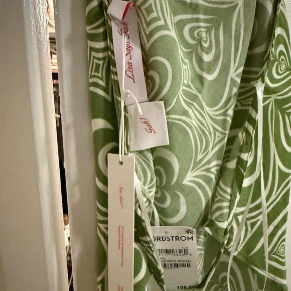 Lisa Says Gah Green & White Open Back Halter Top – 2XL, NWT - Picture 4 of 5